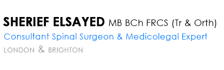 Sherief Elsayed, MB Bch FRCS (Tr & Orth)
